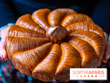 La sublime galette des Rois du Lutetia spéciale noisette