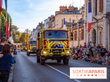 Une grande parade de véhicules pour remercier les pompiers des incendies de Fontainebleau