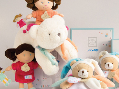 Conte by Elodie Gossuin pour l'UNICEF au JouéClub Paris