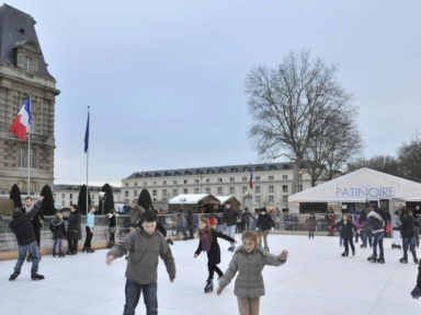 La patinoire écologique de Noël 2016 à Versailles