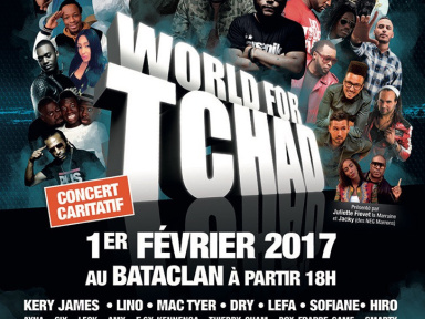 Concert World For Tchad au Bataclan de Paris en 2017