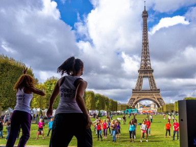Famillathlon à Paris 2017 au Champs de Mars
