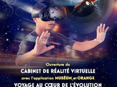 Le Cabinet de Réalité Virtuelle s'ouvre au Muséum national d'Histoire naturelle
