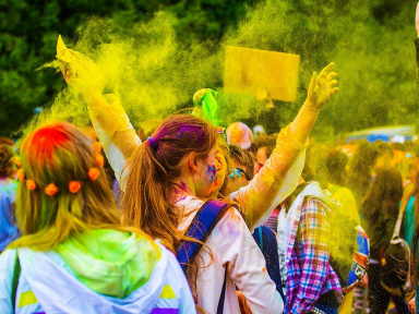 Holi Party : la fête des couleurs débarque au Parc de La Villette 