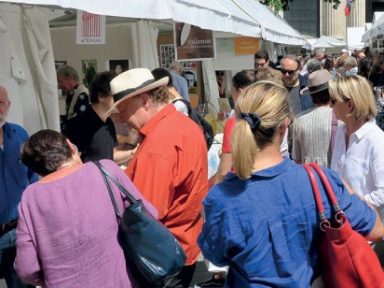 Marché de la Poésie 2018 sur la place Saint-Sulpice