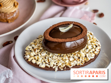 Oeuf de Pâques entremets de Muriel 2021 au Grand Colbert