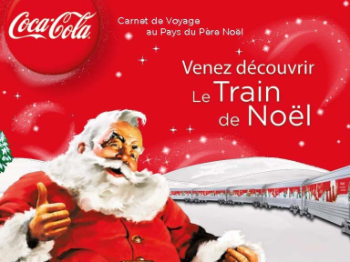 le train du père noël coca-cola 2011