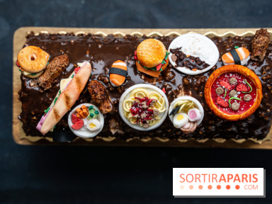 La Bûche de Noël insolite de Gabriella pour le Secours Populaire