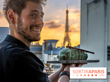 La Bûche de Noël Cigale de Bryan Exposition pour l'Institut Raphael