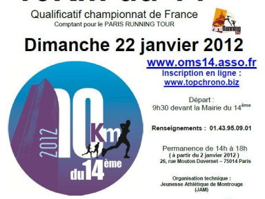 10 km du 14e 2012