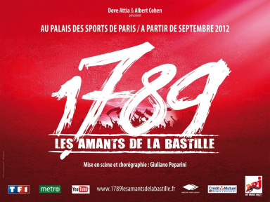 1789, les amants de la bastille, comédie musicale, palais des sports