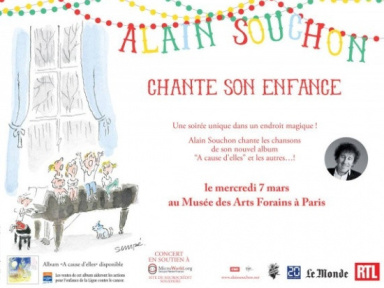 alain souchaon au musée des arts forains, 7 mars