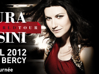 Laura Pausini à Paris Bercy en 2012