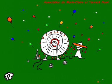 La soirée d'inauguration de la Foire du Trône pour "Des enfants de la terre", yannick noah