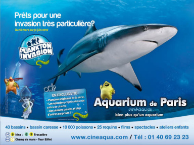 plankton invasion, aquarium de paris, nouvelle exposition