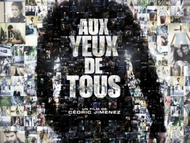 L'équipe du film "Aux yeux de tous" à l'Aplle Store Opéra ce 29 mars