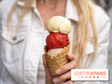 Fruits givrés, glaces aux saveurs bretonnes et kouign-amann glacé à la Glacerie Paris