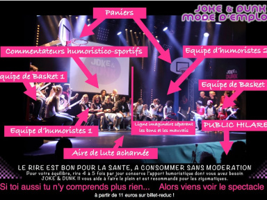 Joke & Dunk #2, le 1er Basket-Ball Comedy Club