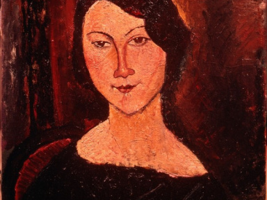 modogliani, jeune femme au corsage noir