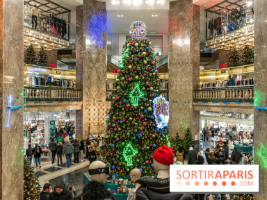 Le sapin de Noël des Galeries Lafayette Champs Elysées 2022