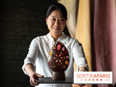 Œuf de Pâques lumineux du Park Hyatt Paris-Vendôme par Naraé Kim 2023