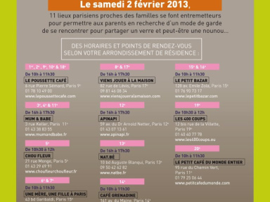 Le Speed Dating des garde partagée à Paris