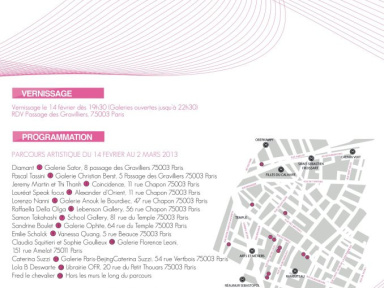 Paris je t'aime 3, le parcours artistique en forme de cœur