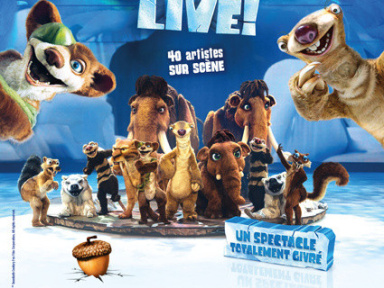 L'Age de Glace Live à Paris Bercy