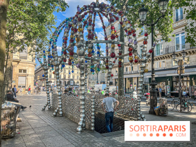 Métro Palais Royal - Musée du Louvre - Kiosque des Noctambules - Jean-Michel Othoniel