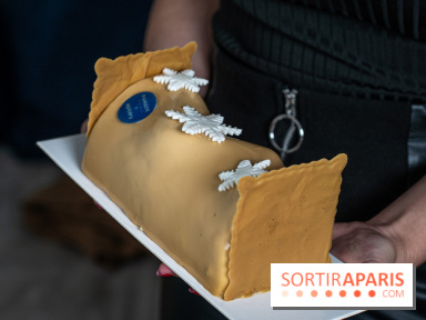 Bûche de Noël "Slalom" par Merouan Bounekraf en Livraison Nationale