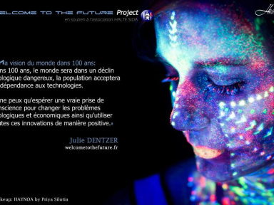 Welcome to the future : participez à un shooting photo de body painting phosphorescent !