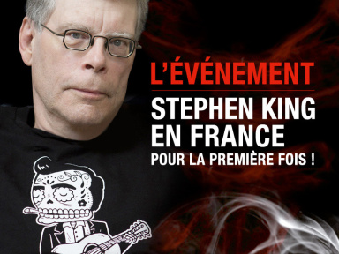 Stephen King en séance de dédicace au Store du MK2 Bibliothèque