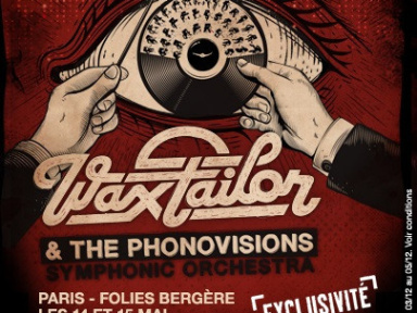 Wax Tailor & The Phonovisions Symphonic Orchestra aux Folies Bergère de Paris en 2014 