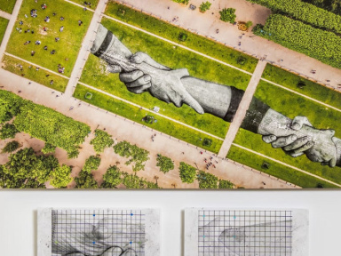 Saype : Timeshot, l'expo du street artiste à la galerie Danysz