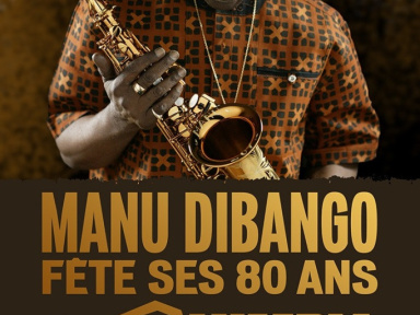 Manu Dibango en concert à l’Olympia de Paris pour ses 80 ans