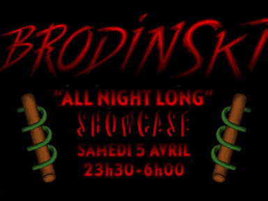 Brodinski All Night Long au Showcase