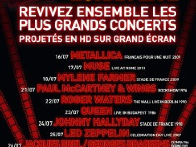 Olympia Écran live : retransmission de concerts de légende sur grand écran
