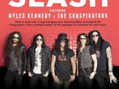 Slash feat. Myles Kennedy And The Conspirators en concerts au Zénith de Paris en 2014