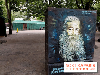 Street art : C215 réalise 11 portraits de figures célèbres dans le quartier de la Plaine Monceau