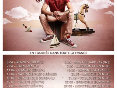 Keen’V en concert au Zénith de Paris en 2015 