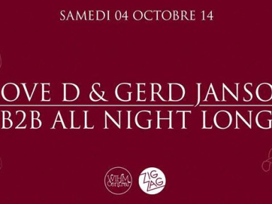 Move D & Gerd Janson B2B All Night Long au Zig Zag Club 