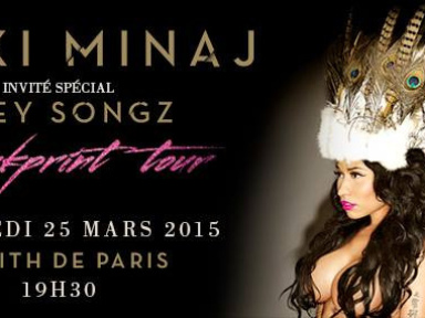 Nicki Minaj en concert au Zénith de Paris en mars 2015 