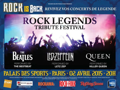 Rock Legends Tribute Festival au Palais des Sports de Paris en 2015