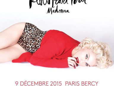 Madonna en concert à Paris Bercy en décembre 2015