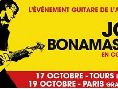 Joe Bonamassa en concert au Grand Rex de Paris en octobre 2015