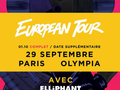 Major Lazer en concerts à l’Olympia de Paris en septembre et octobre 2015