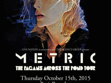 Metric en concert au Bataclan de Paris en octobre 2015