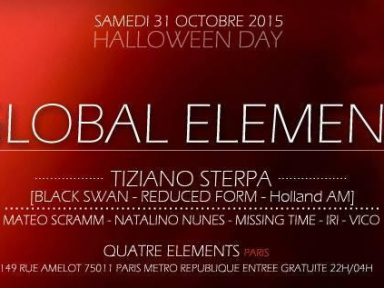 Global Element "Halloween Day 2015" au 4 Elements