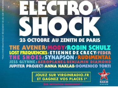 ElectroShock by Virgin Radio revient au Zénith de Paris : gagne ta place!