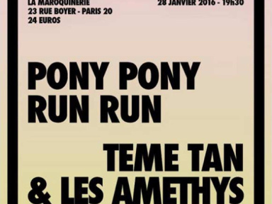 [PIAS] NITE à La Maroquinerie avec Pony Pony Run Run